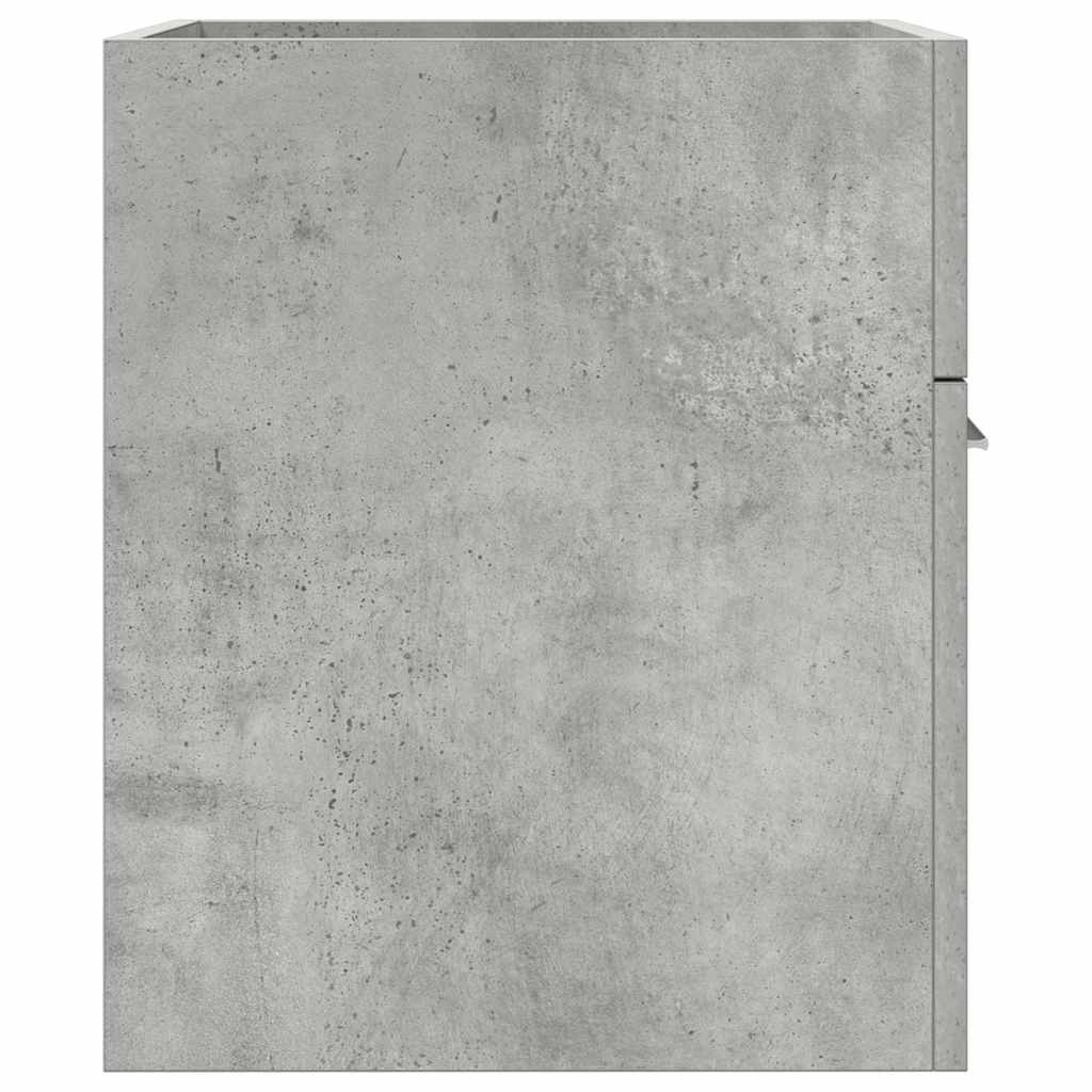 Tvättställsskåp betonggrå 41x38,5x46 cm konstruerat trä