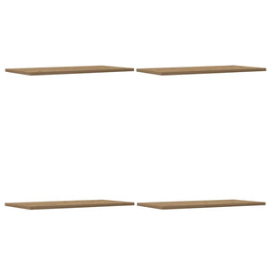 Vägghyllor 4 st artisan ek 60x30x1,5 cm konstruerat trä