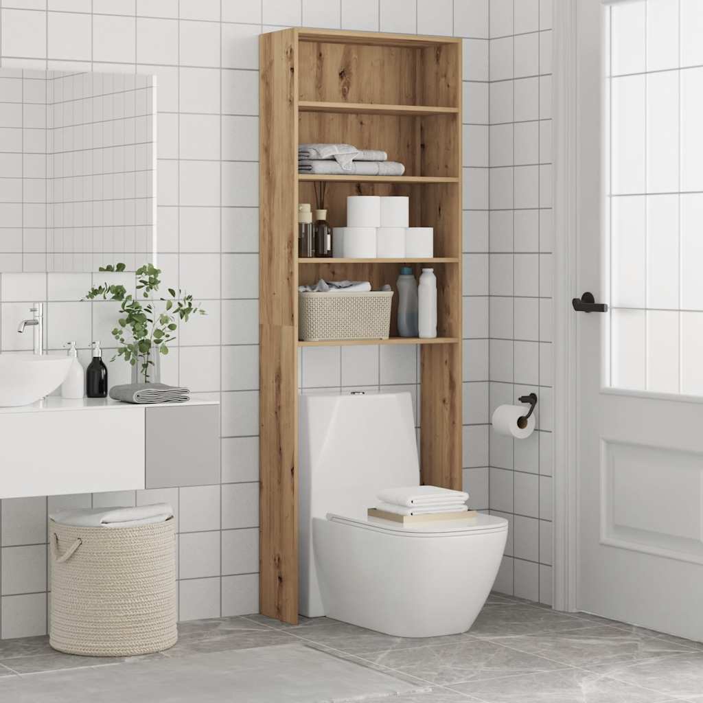 Tvättmaskinsskåp artisan ek 64x24x190 cm