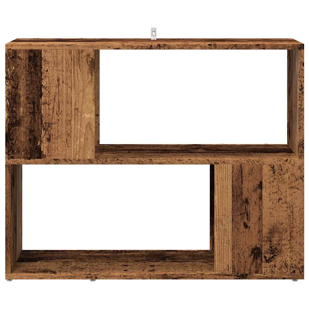 Bokskåp/rumsavdelare gammalt trä 80x24x63 cm