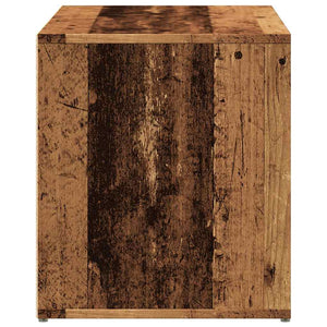 Hallbänk gammalt trä 80x40x45 cm spånskiva