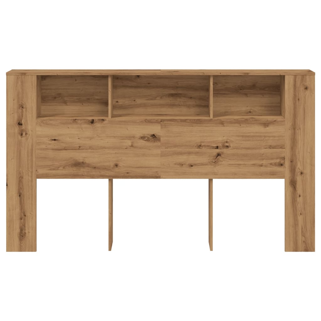 Sänggavel m förvaring artisian ek 180x18,5x102,5 cm konstr. trä