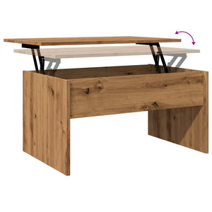 Soffbord artisan ek 80x50,5x41,5 cm konstruerat trä