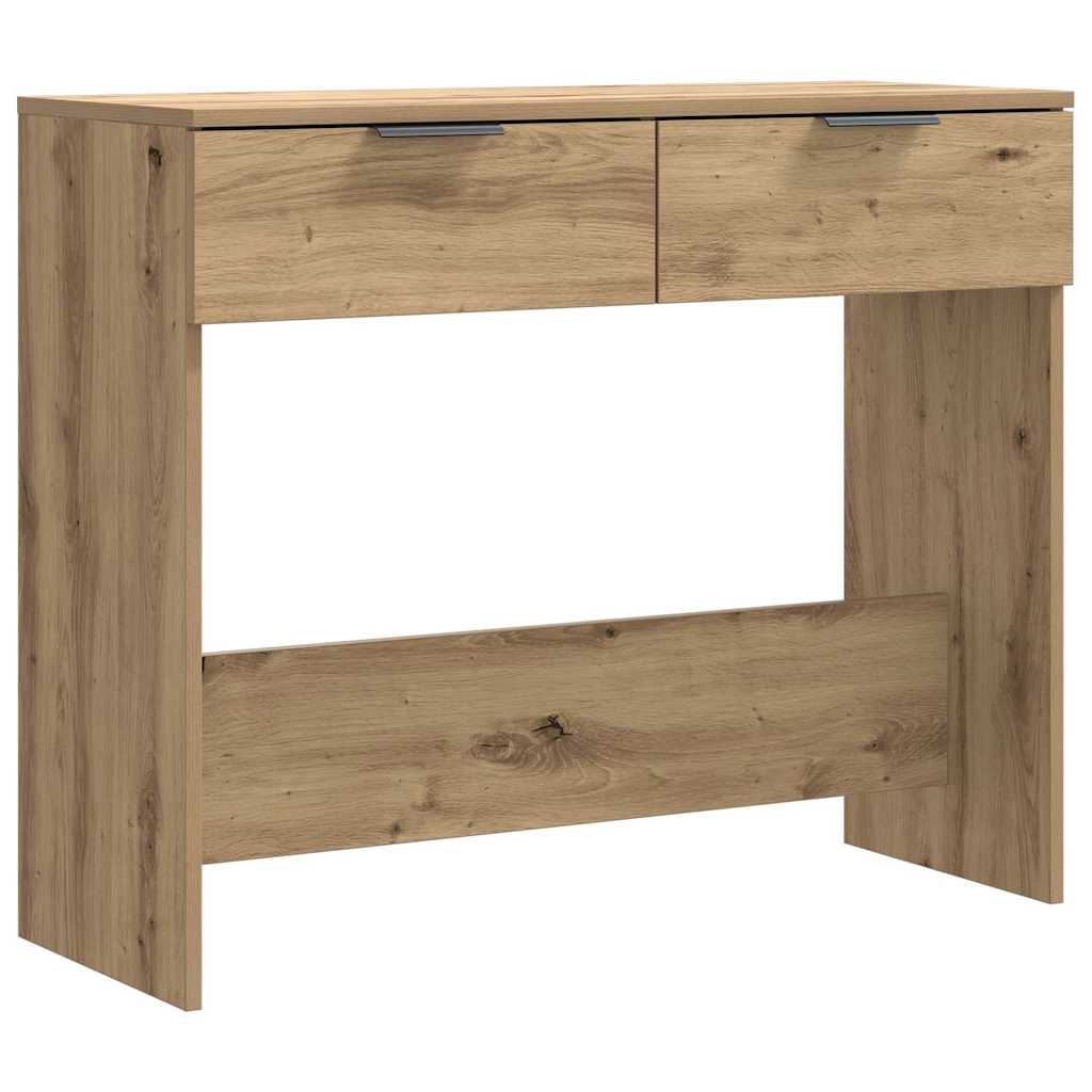 Konsolbord artisan ek 90x36x75 cm konstruerat trä