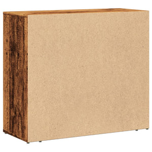 Skänk åldrat trä 80x33x70 cm konstruerat trä