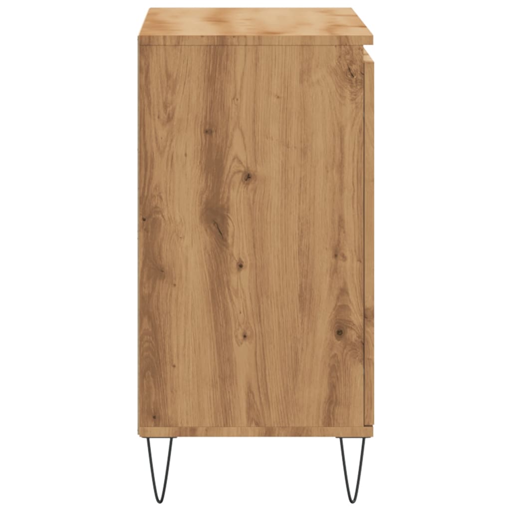 Skänk ek 101,5x35x70 cm konstruerat trä