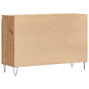 Skänk ek 101,5x35x70 cm konstruerat trä