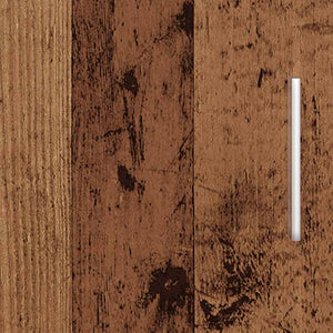 Akvariebänk åldrat trä 101x41x58 cm konstruerat trä