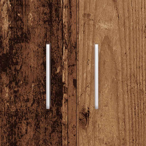 Akvariebänk åldrat trä 101x41x58 cm konstruerat trä