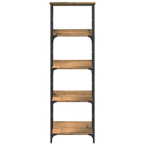 Bokhylla artisan ek 50x33x153 cm konstruerat trä