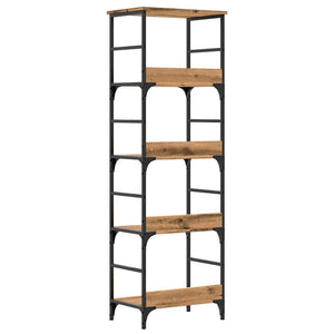 Bokhylla artisan ek 50x33x153 cm konstruerat trä