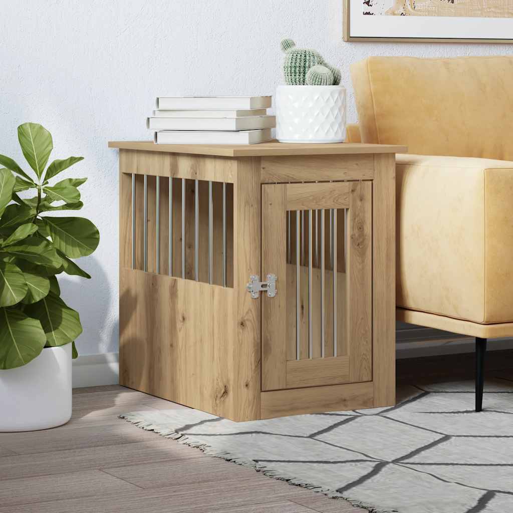 Hundbur artisan ek 45x62x59 cm konstruerat trä