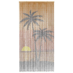 Insektsdörrgardin palmtryck 90x220 cm bambu