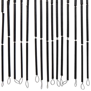 Insektsdörrgardin palmtryck 90x220 cm bambu