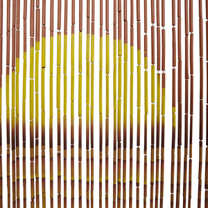 Insektsdörrgardin palmtryck 90x220 cm bambu