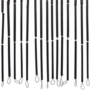 Insektsdörrgardin mörkgrå 100x220 cm bambu