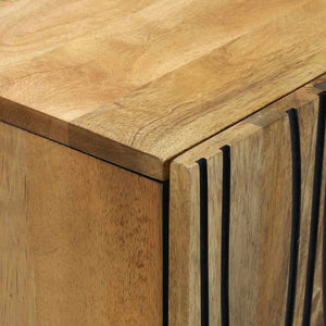 Sideboard Naturfärg 60 x 33,5 x 75 cm Massivt mangoträ