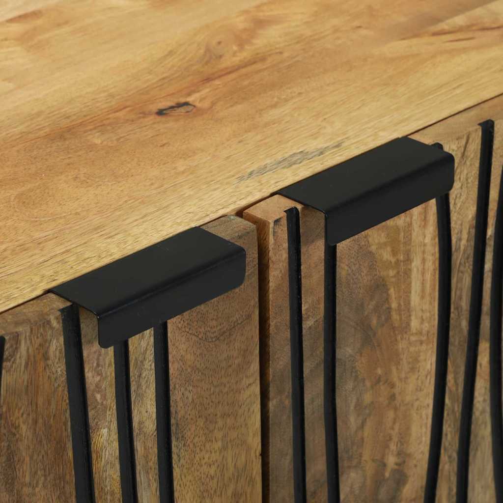 Sideboard Naturfärg 60 x 33,5 x 75 cm Massivt mangoträ