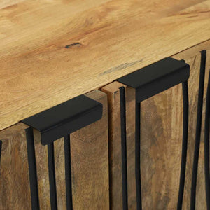 Sideboard Naturfärg 60 x 33,5 x 75 cm Massivt mangoträ