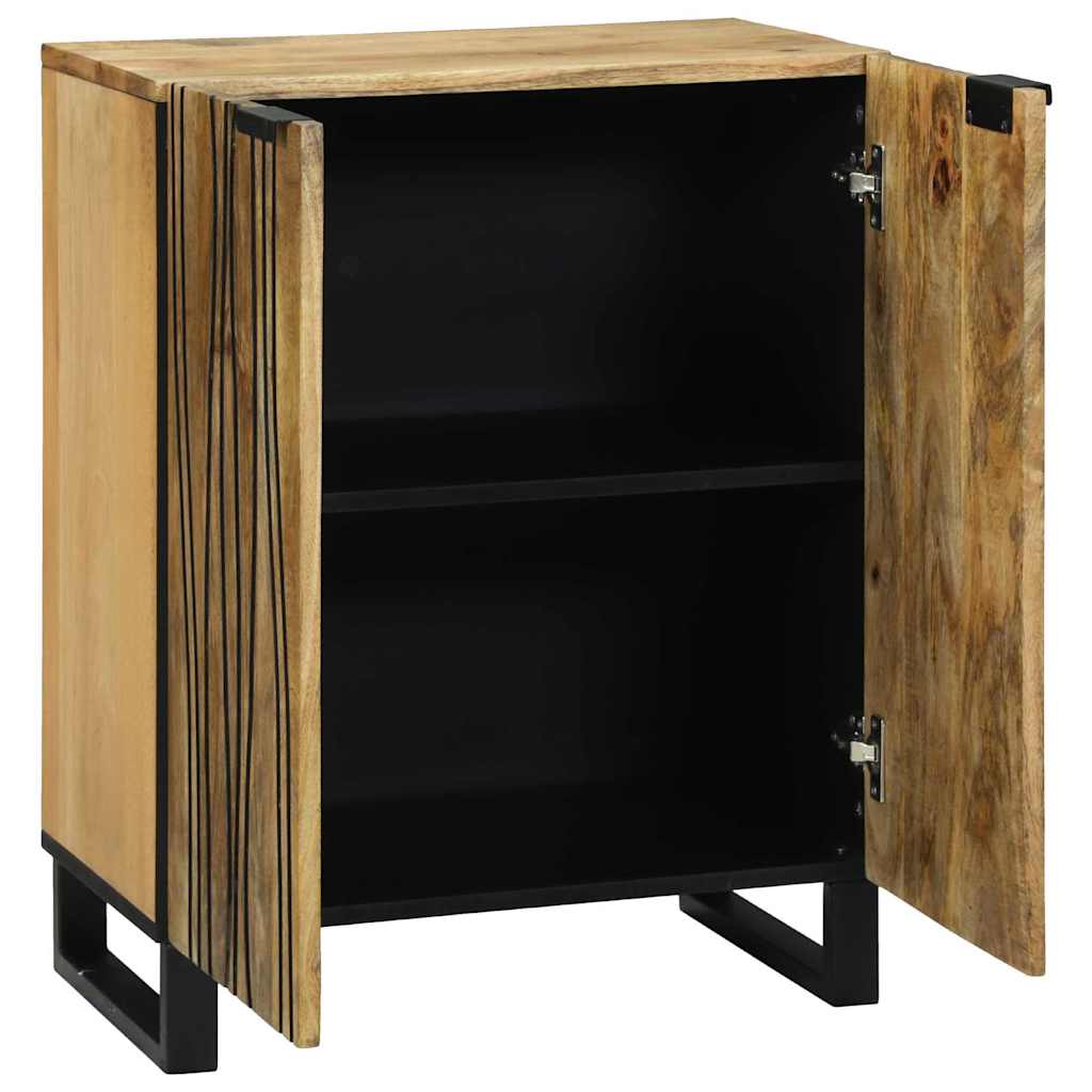 Sideboard Naturfärg 60 x 33,5 x 75 cm Massivt mangoträ