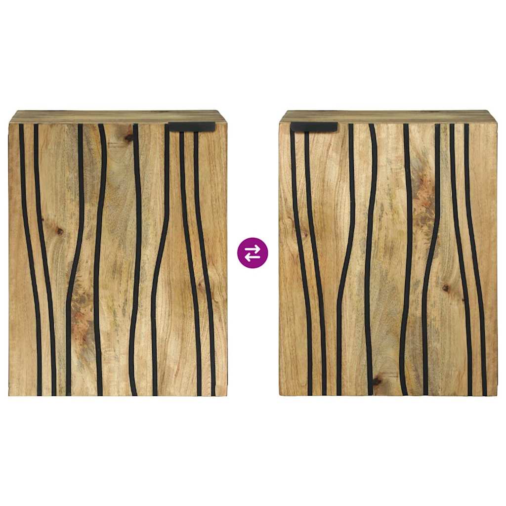 Badrumsskåp med handfat Brun 38 x 33,5 x 48 cm Konstruerat trä