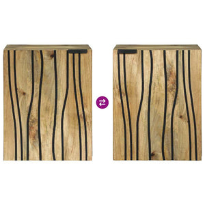 Badrumsskåp med handfat Brun 38 x 33,5 x 48 cm Konstruerat trä