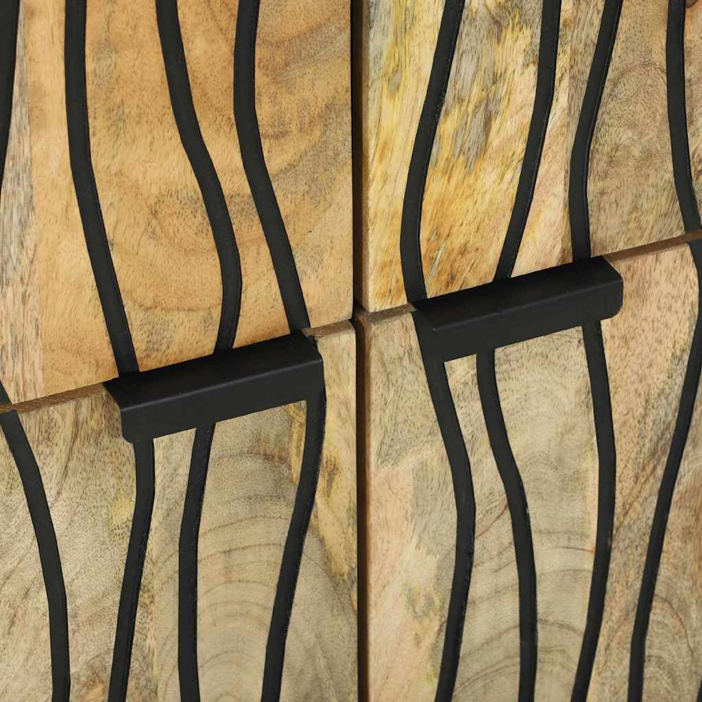 Skåp Brun 60 x 33 x 75 cm massivt mangoträ