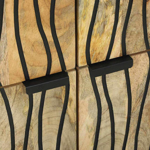 Skåp Brun 60 x 33 x 75 cm massivt mangoträ