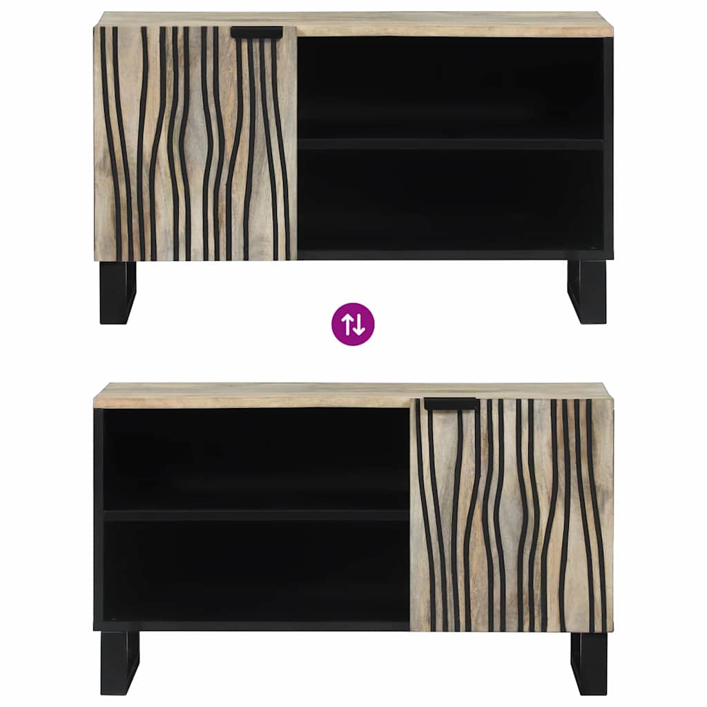 TV Enheter Vit 80 x 33 x 46 cm Konstruerat trä