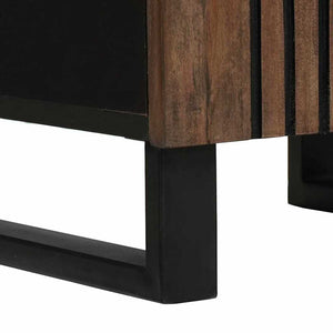 Badrumsskåp med handfat Valnöt 38 x 33 x 160 cm Konstruerat trä