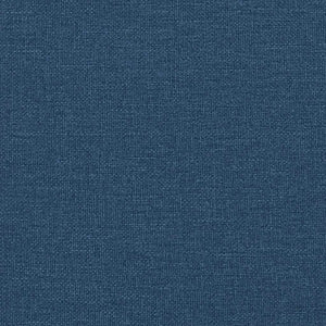 Ottoman sängram utan madrass blå 140x200 cm tyg