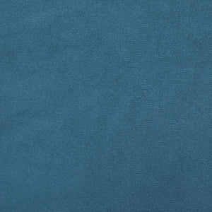 Ottoman sängram utan madrass mörkblå 180x200 cm sammet