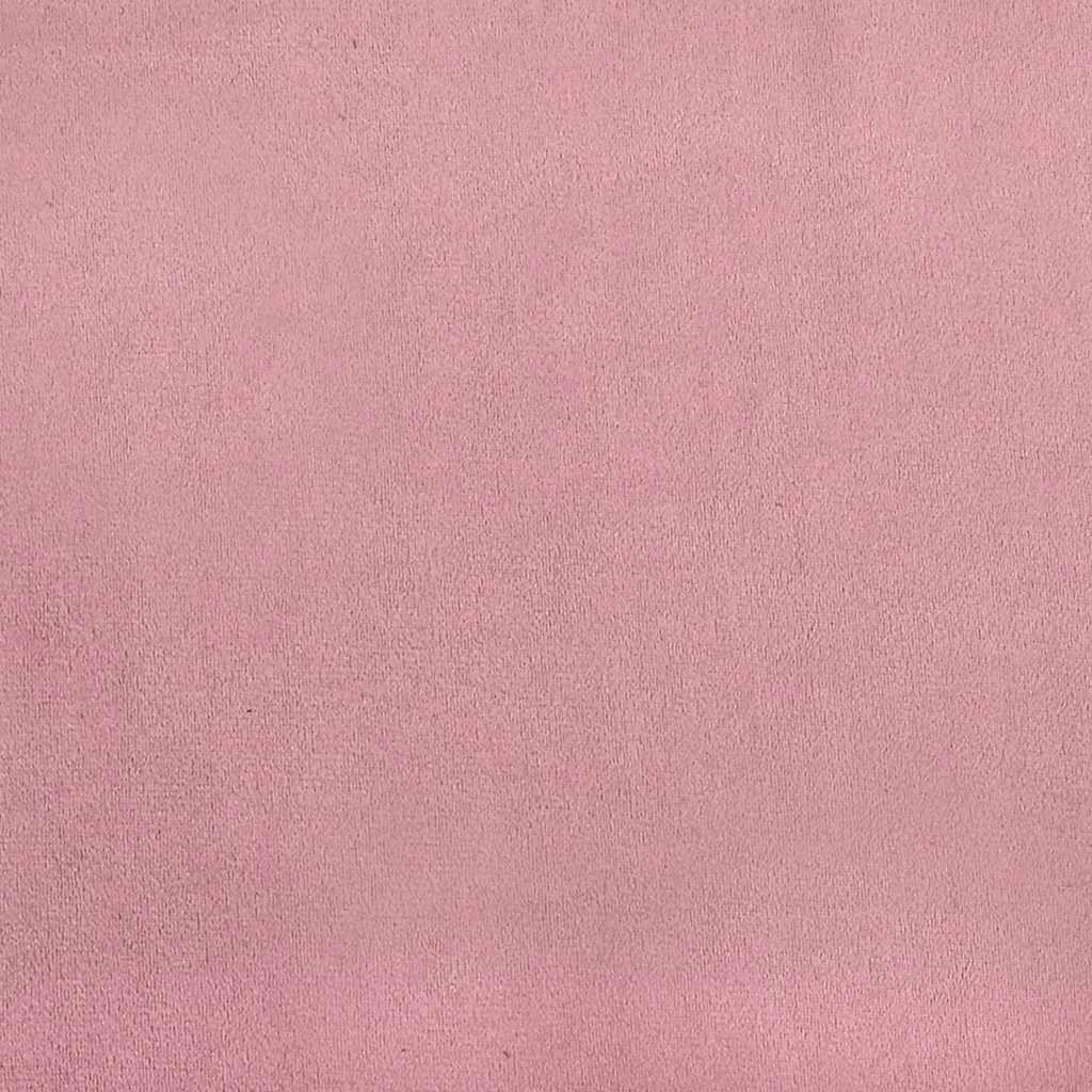 Ottoman sängram utan madrass rosa 180x200 cm sammet