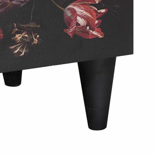 Sängbord Flerfärgsdesign 50 x 33 x 60 cm Massivt mangoträ