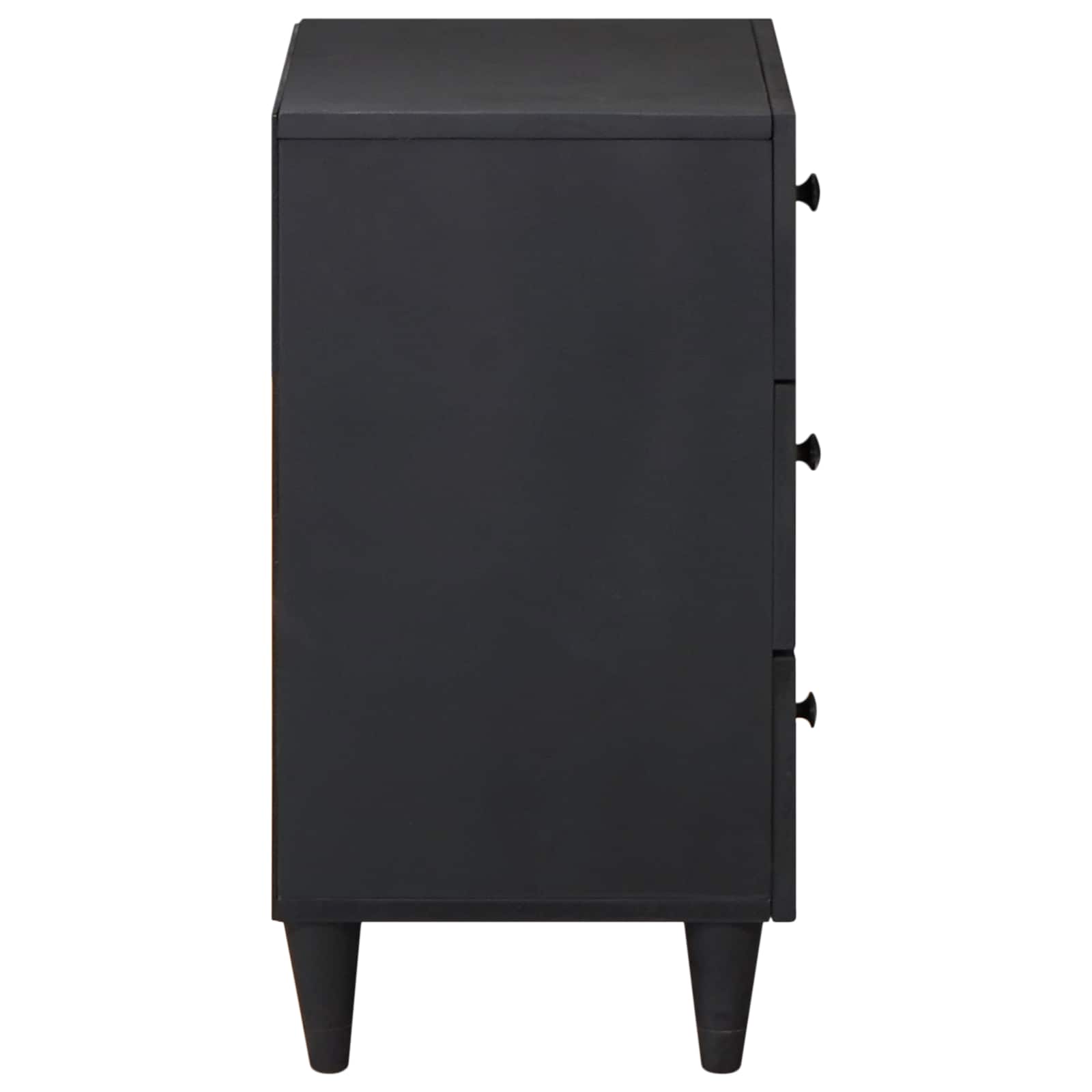 Sängbord Flerfärgsdesign 50 x 33 x 60 cm Massivt mangoträ