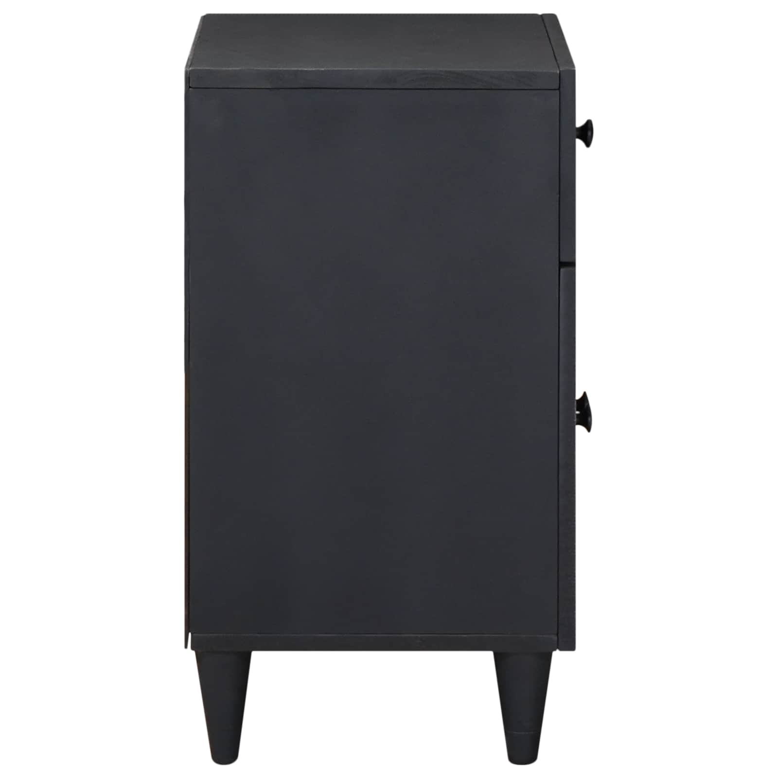 Sängbord Flerfärgsdesign 50 x 33 x 60 cm Massivt mangoträ