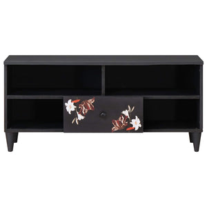 Förvaringsskåp med låda Flerfärgsdesign 100 x 33,5 x 46 cm