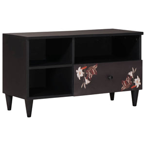 Förvaringsskåp med låda Flerfärgsdesign 80 x 33,5 x 46 cm