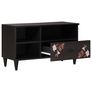 Förvaringsskåp med låda Flerfärgsdesign 80 x 33,5 x 46 cm