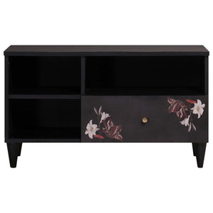 Förvaringsskåp med låda Flerfärgsdesign 80 x 33,5 x 46 cm