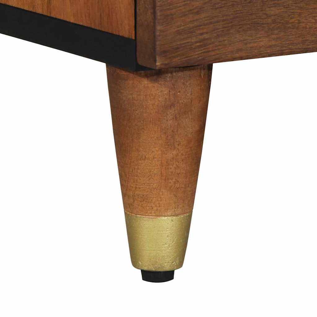 TV-skåp med låda Honung brun 70 x 33 x 46 cm Massivt mangoträ