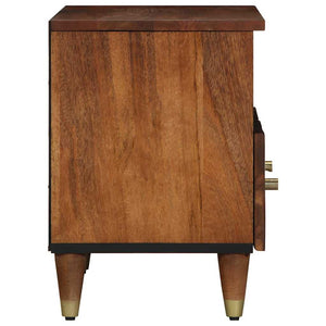 TV-skåp med låda Honung brun 70 x 33 x 46 cm Massivt mangoträ