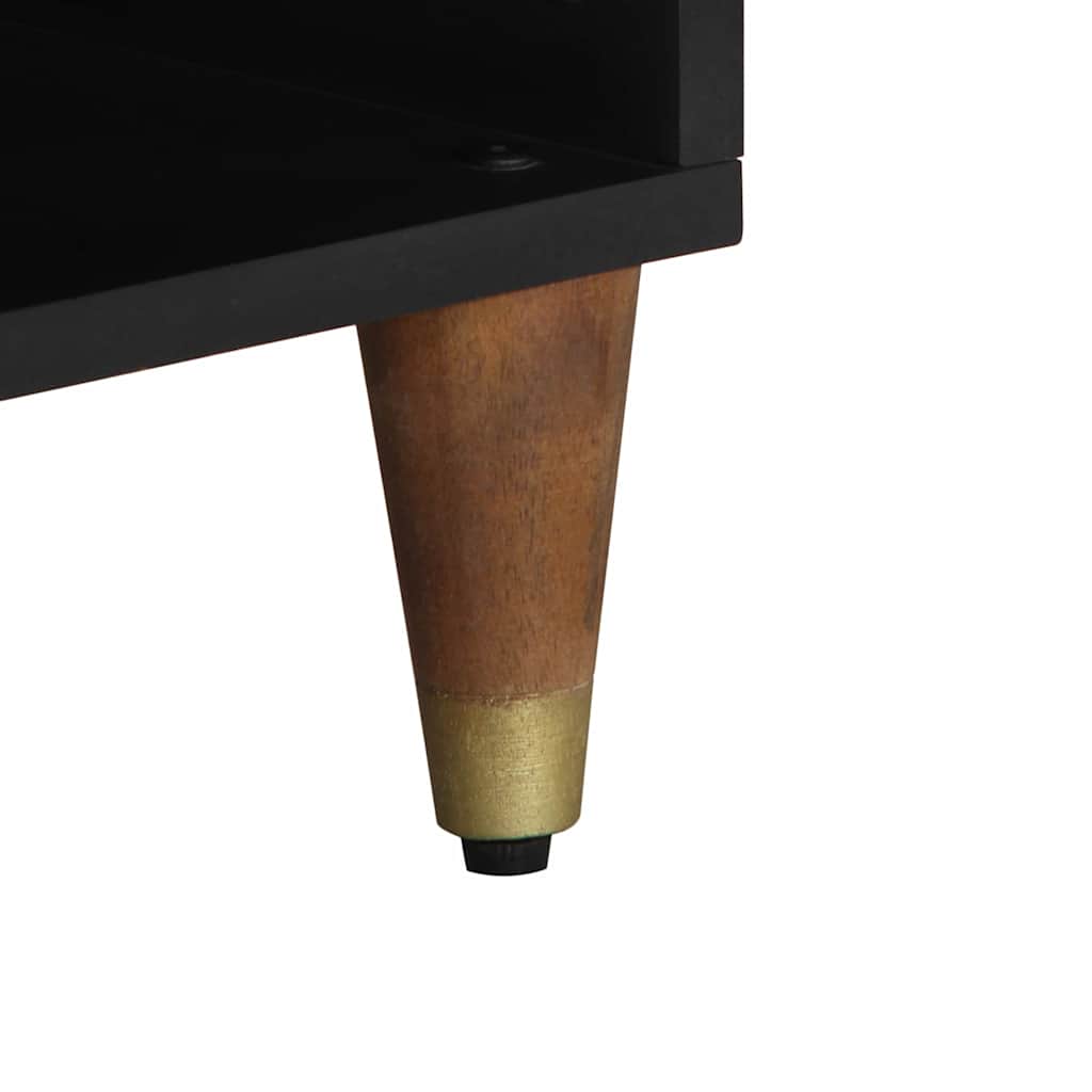 TV-skåp med låda Honung brun 80 x 33 x 46 cm Massivt mangoträ