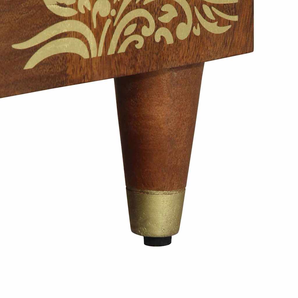 Diskbänksskåp Honung brun 62 x 33 x 58 cm Massivt mangoträ