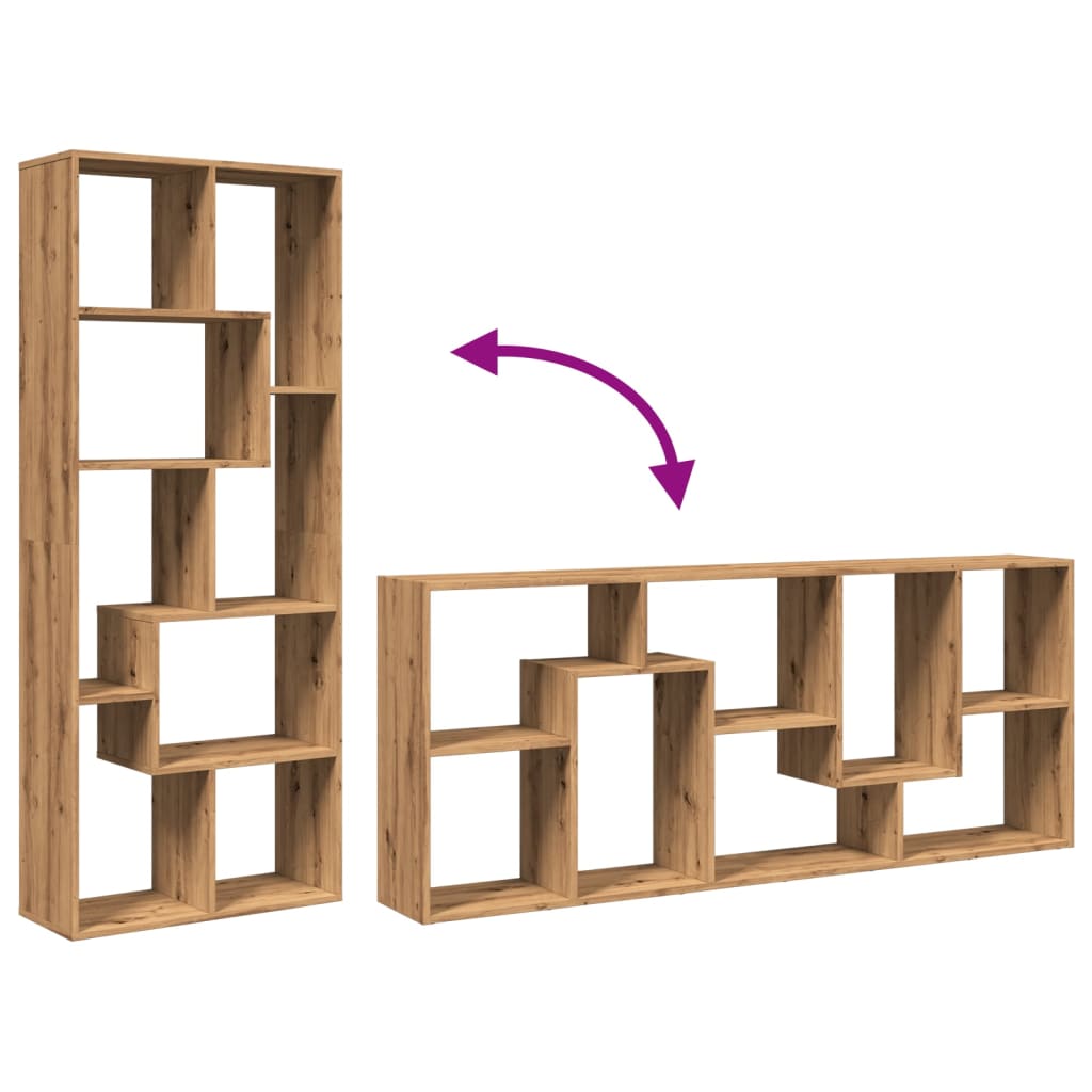 Bokhylla/Rumsavdelare ek 67x25x161,5 cm konstruerat trä
