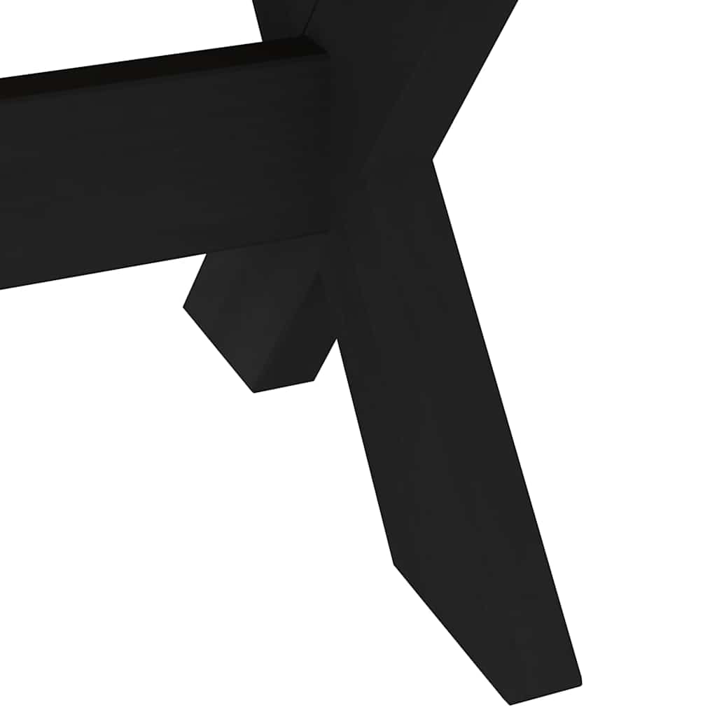 Soffbord NOAIN X-formade ben 120x60x40 cm massiv furu