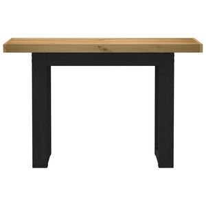 Konsolbord NOAIN U-formade ben 120x30x75 cm massiv furu