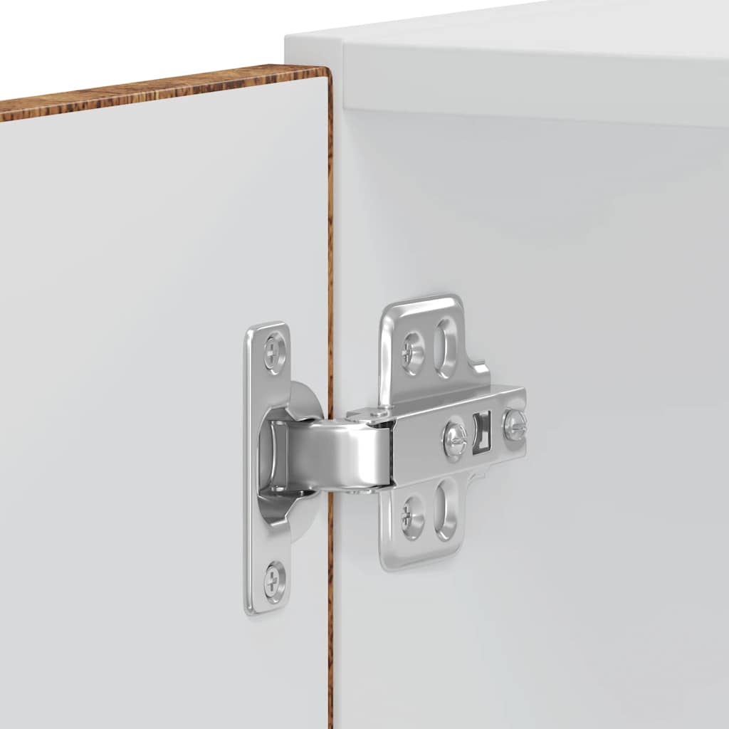 Ugnsskåp 2 st Kalmar åldrat trä konstruerat trä