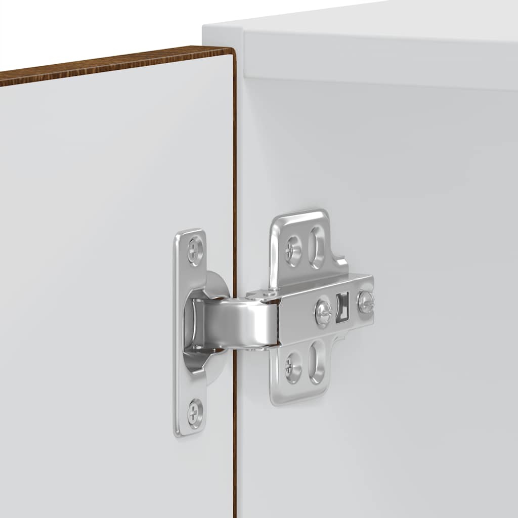 Ugnsskåp 2 st Porto brun ek konstruerat trä