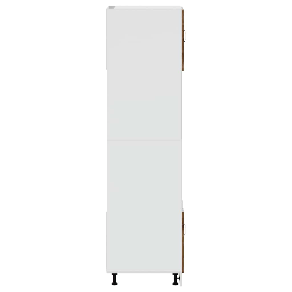 Ugnsskåp 2 st Porto åldrat trä konstruerat trä